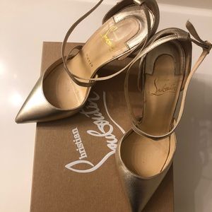 Christian Loboutin Maltaise 100 in platine